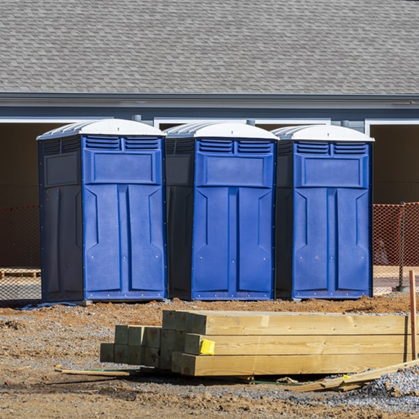 are there any restrictions on where i can place the portable restrooms during my rental period in Mamers North Carolina